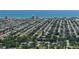 Coastal community aerial showcasing the neighborhood's proximity to the beach and residential-lined streets at 60 Palmetto Dr, Ormond Beach, FL 32176