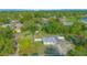 Aerial view of a home with fenced yard, near park and community amenities at 624 Cardinal St, Ocoee, FL 34761