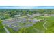 Aerial view of a skate park, sports fields, and surrounding green spaces at 624 Cardinal St, Ocoee, FL 34761