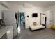 Flex room with stackable washer/dryer. Can be used as a gym, playroom or home office at 932 S Lake Sterling Ct, Casselberry, FL 32707