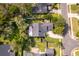 Overhead view displaying the property's backyard oasis and the peaceful residential area at 1000 Chesterfield Cir, Winter Springs, FL 32708