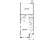 Detailed first-floor floor plan showcasing the kitchen, Gathering room, and garage layout at 1341 Lumpini St, St Cloud, FL 34771