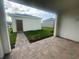 Brick paved backyard patio at 1354 Twelve Oaks Rd, St Cloud, FL 34771