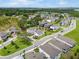 Aerial view of a charming neighborhood with well-maintained homes and lush landscaping at 1382 Foltz Loop, Oakland, FL 34787