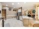 Open kitchen with stainless steel appliances, marble countertops, and plenty of space at 1874 Royal Majesty Ct, Oviedo, FL 32765