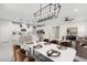 Stylishly decorated dining area adjacent to the kitchen and living room offers an open and inviting space at 2431 Tudor Rose Dr, Sanford, FL 32773