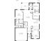 Detailed floor plan showcasing the layout of the home's living spaces at 2451 Strandhill St, Orlando, FL 32824