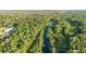 Amazing aerial view of a wide river running through a thick forest, showcasing the neighborhood's natural environment at 2487 River Tree Cir, Sanford, FL 32771