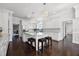 Stunning kitchen with a center island and seating, offering a perfect space for cooking and socializing at 2487 River Tree Cir, Sanford, FL 32771