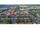 Aerial view of the resort community featuring well-maintained landscaping and numerous amenities at 412 Verona Ave, Davenport, FL 33897