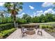 Inviting outdoor fire pit area with seating, perfect for entertaining friends and Gathering at 796 Desert Mountain Ct, Reunion, FL 34747