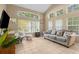 Bright living room featuring large windows, tile flooring, and neutral tones creating a relaxing and inviting atmosphere at 8507 Crystal Cove Loop, Kissimmee, FL 34747