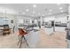 Spacious kitchen with double islands, white cabinetry, and high-end stainless steel appliances at 8531 Cypress Hollow Ct, Sanford, FL 32771