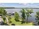 Scenic waterfront view with private dock, lush trees, and tranquil lake, perfect for relaxing and enjoying nature at 13427 Blue Heron Beach Dr # 404, Orlando, FL 32821
