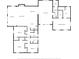 Layout of the house with clearly labeled rooms, including bedrooms, kitchen, and living areas at 1511 E Horatio Ave, Maitland, FL 32751