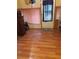 A small entryway with hardwood flooring, a closet, and exterior door at 1525 Hilltop Rd, Casselberry, FL 32707