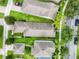 Birds eye view of home showcasing roof, lawn and neighborhood at 15647 Braintree Ln, Winter Garden, FL 34787