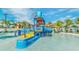 This water park features a play structure, a slide, and plenty of space to play at 1625 Nassau Point Trl, Kissimmee, FL 34747