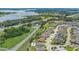 Aerial view of houses next to a lake at 1740 Standing Rock Cir, Oakland, FL 34787