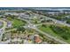 Aerial view of houses, road, and lake at 1740 Standing Rock Cir, Oakland, FL 34787