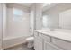 Clean bathroom featuring a shower-tub combo and a large vanity with a white countertop at 1740 Standing Rock Cir, Oakland, FL 34787