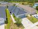 Charming single-Gathering home showcasing a well-maintained lawn, two-car garage, and a serene neighborhood pond view at 236 Miles Ct, Davenport, FL 33837
