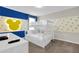 Playful ' bedroom with a bunk bed and themed decor at 4530 Narrative Ln, Kissimmee, FL 34746