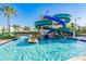 Community waterslide and lazy river feature for cooling off on hot days at 4530 Narrative Ln, Kissimmee, FL 34746