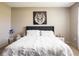 Spacious bedroom with a lion art piece, and carpeted floors at 8710 Rindge Rd, Polk City, FL 33868