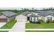 Lovely single-story home with a two-car garage, tidy landscaping, and a welcoming front entrance at 8710 Rindge Rd, Polk City, FL 33868