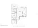Detailed floorplan showcasing the layout of the house with labeled rooms, dimensions, and closet locations at 8920 Palisades Beach Ave, Orlando, FL 32829