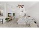 Bright living room with high ceilings, a large sectional sofa, and an open layout perfect for entertaining at 8920 Palisades Beach Ave, Orlando, FL 32829