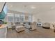 Bright living room with lots of natural light, featuring modern furniture and wood-style flooring at 14335 Sapelo Beach Dr, Orlando, FL 32827