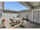 Charming outdoor patio with a stone paver patio and seating arrangement at 14335 Sapelo Beach Dr, Orlando, FL 32827