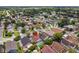 Wide aerial view showcasing suburban home in a sprawling neighborhood at 2933 Birmingham Blvd, Orlando, FL 32829