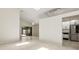 Living room with tile flooring, a ceiling fan, and a sliding door that leads to the outdoors at 2933 Birmingham Blvd, Orlando, FL 32829