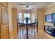 Cheerful breakfast nook with large windows offering lots of natural light and dining table at 3822 Janie Ct, Orlando, FL 32822