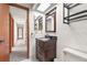 Bathroom featuring a vanity with drawers, mirror and tile flooring at 4030 Cool Water Ct, Winter Park, FL 32792