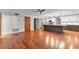 Renovated kitchen with stainless steel appliances and bright white cabinets at 4030 Cool Water Ct, Winter Park, FL 32792