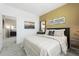 Comfortable bedroom featuring stylish decor, natural light, and a calming atmosphere for restful nights at 490 Belmond Dr, Debary, FL 32713