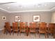 Elegant dining room featuring a long table and seating for ten, perfect for large gatherings at 630 Vassar St # 2508, Orlando, FL 32804