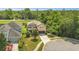 Beautiful aerial view showcasing a well-maintained home, manicured lawn, and serene neighborhood at 15659 Carina Dr, Orlando, FL 32828