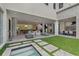 Spacious patio with comfortable seating and seamless flow from the open-concept living space at 1820 Englewood Rd, Winter Park, FL 32789