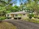 Inviting single-story home with a well-maintained lawn and a tree-lined yard at 2193 County Road 204, Oxford, FL 34484