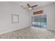 Bedroom with a window overlooking the pool area, providing natural light at 2608 Westminster Ter, Oviedo, FL 32765