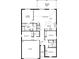 Detailed floor plan showcasing the layout of the four bedrooms, kitchen, and living spaces at 3821 Elk Bluff Rd, St Cloud, FL 34772
