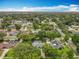 Aerial view of homes surrounded by lush greenery, featuring swimming pools and tree-lined streets at 404 Broadview Ave, Altamonte Springs, FL 32701