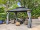 Covered gazebo with comfortable seating, ideal for outdoor gatherings and relaxation surrounded by nature at 404 Broadview Ave, Altamonte Springs, FL 32701