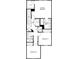 Detailed floor plan showcasing the layout of the second floor with bedrooms and laundry at 512 Pine Ridge Ct, Lake Wales, FL 33859