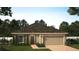 Inviting one-story home with a neutral color scheme, attached garage, and a well-maintained lawn at 6056 Vision Rd, St Cloud, FL 34771